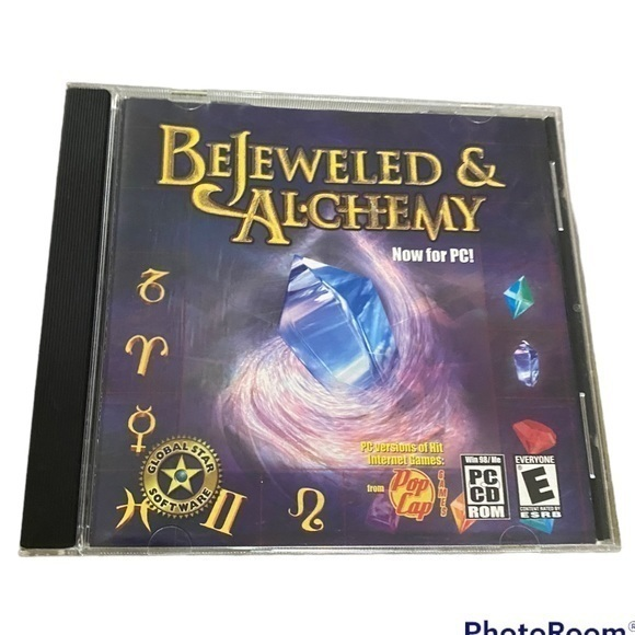 Bejeweled & Alchemy PC Video‎ Game Windows 98/ME CD-ROM Untested - Picture 1 of 5